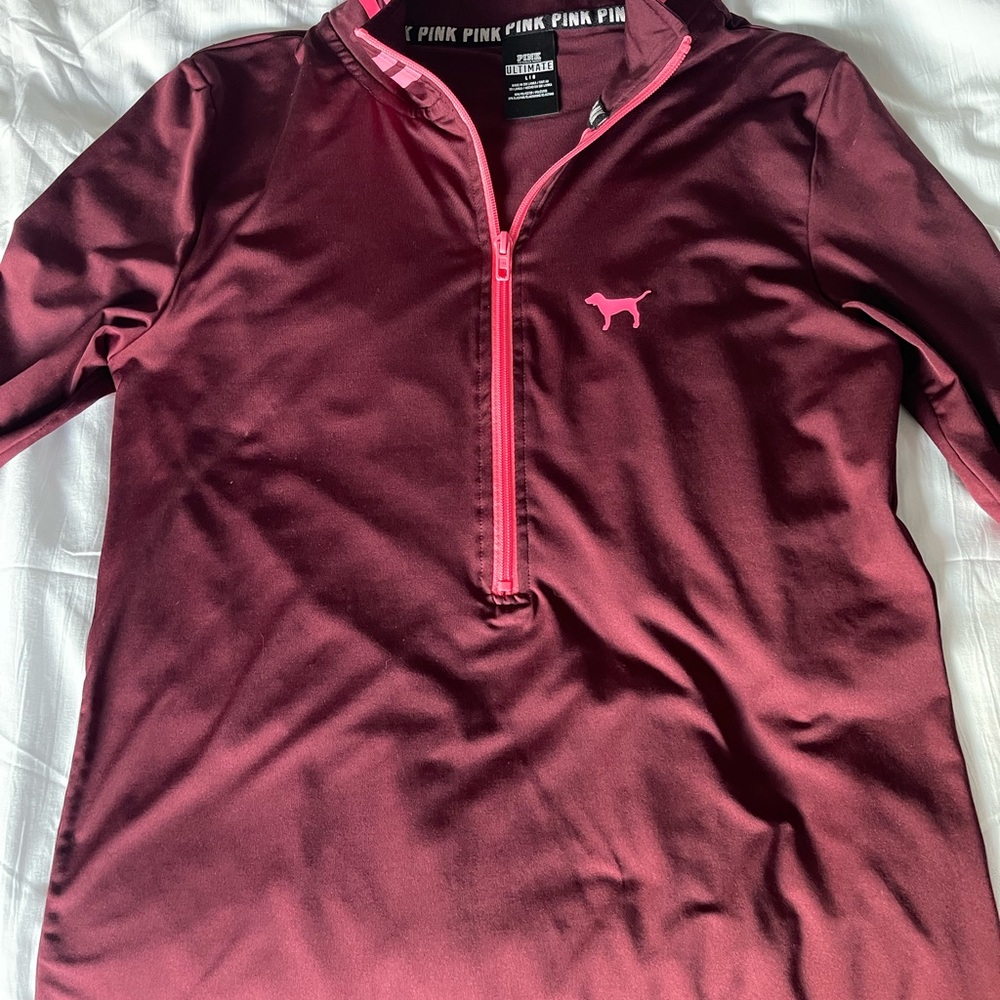 Victoria's Secret PINK Burgundy Pullover